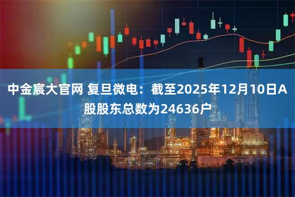 中金宸大官网 复旦微电：截至2025年12月10日A股股东总数为24636户